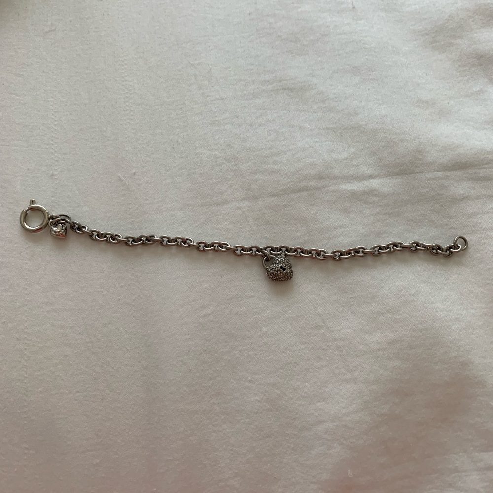 Juicy Couture Heart lock charm bracelet